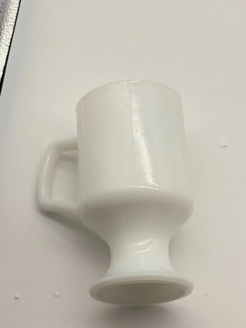 Authentic Walt Disney World 50th White & Gold Castle Footed Milk coffee Cup